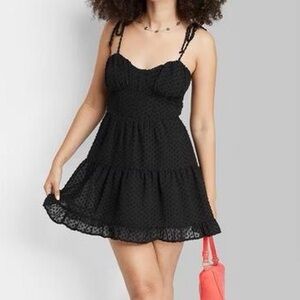Wild Fable XS mini black dress